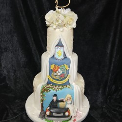 back of ivory wedding cake avfc wedding cake