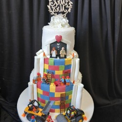 bob the builder wedding cake